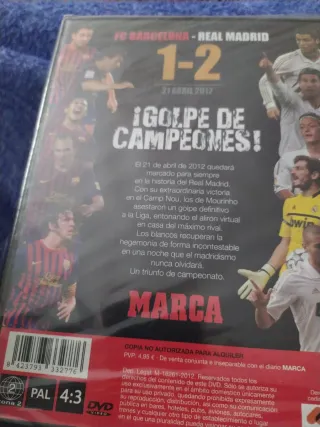 DVD Golpe de Campeones FC Barcelona vs Real Madrid