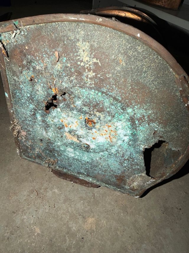 Farol Náutico Antiguo Starboard Cobre