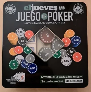 Juego de Poker Lata El Jueves