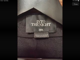 Chaleco de lujo con adornos metálico y mini espejo