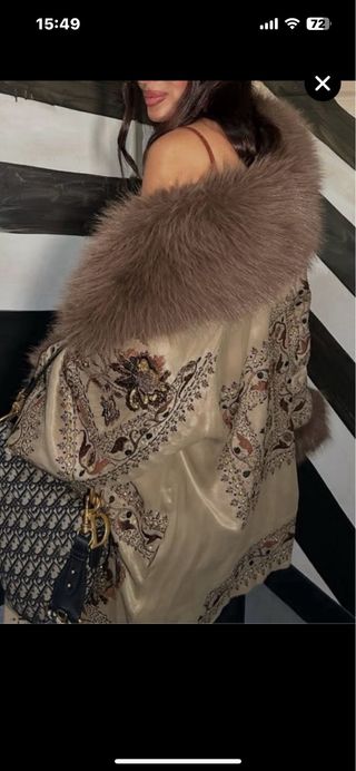 Kimono Zara Edición Limitada Bordado T/XS