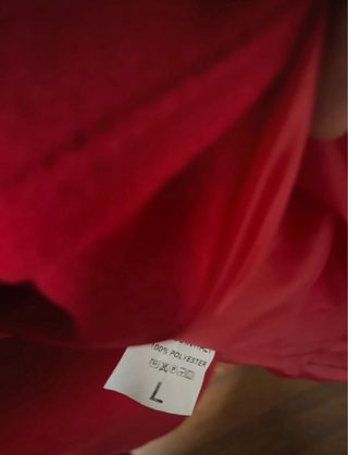 Chaqueta de paño roja