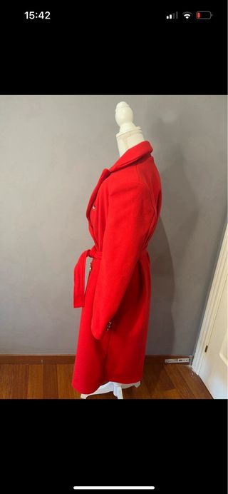 Chaqueta de paño roja