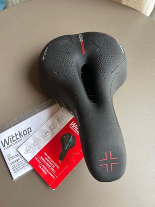 Sillín Wittkop Medicus Memory Foam Negro