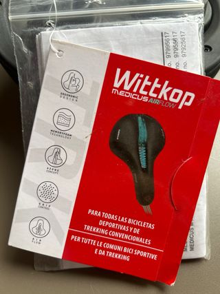 Sillín Wittkop Medicus Memory Foam Negro