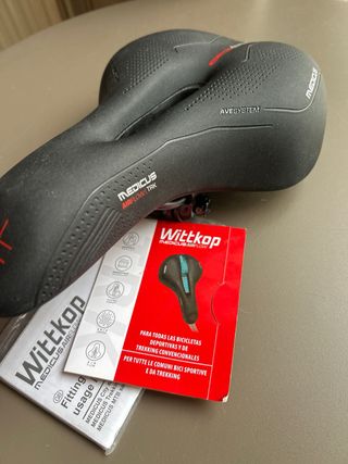 Sillín Wittkop Medicus Memory Foam Negro