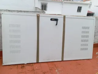 Puerta de hierro para exterior