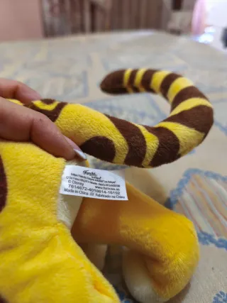 Leopardo de peluche suave