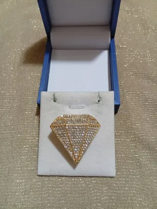 Spilla Diamante Stile Retrò Scintillante