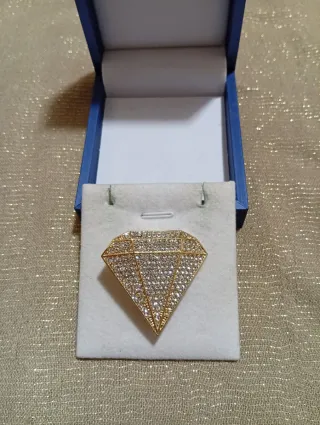 Spilla Diamante Stile Retrò Scintillante