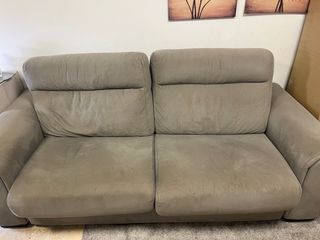 Sofá de 2 plazas gris