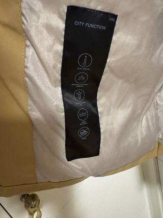 Abrigo Elvine Beige/Marrón