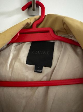 Abrigo Elvine Beige/Marrón