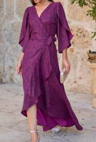 Vestido Polin et moi Morado Estampado