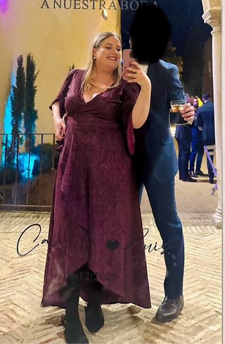 Vestido Polin et moi Morado Estampado