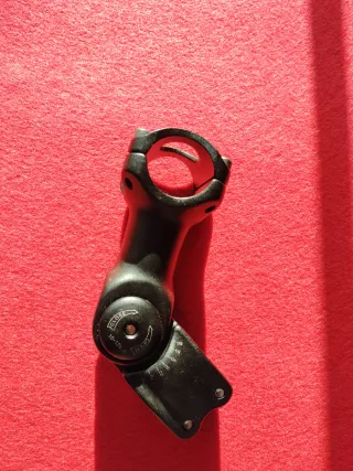 Potencia Bicicleta Regulable Negra