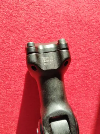 Potencia Bicicleta Regulable Negra