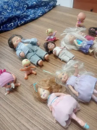 Lote Muñecos Antiguos Mattel Barriguitas