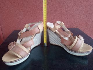 ZAPATOS Y SANDALIAS CUÑA PLATAFORMA TALLA 38