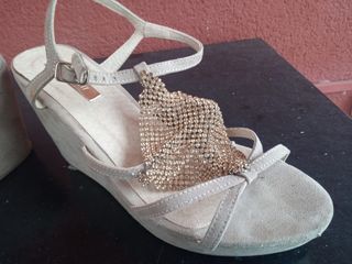 ZAPATOS Y SANDALIAS CUÑA PLATAFORMA TALLA 38