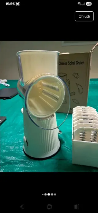 Grattugia Tritatutto Manuale