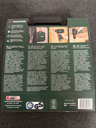 Atornillador Parkside 12V PBSA 12 E4