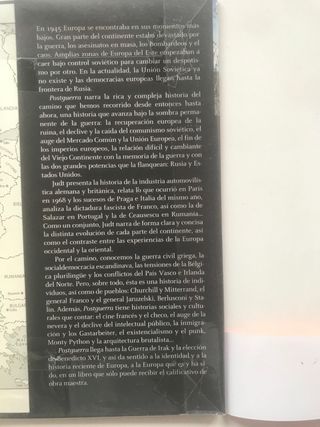 Postguerra: Una historia de Europa desde 1945