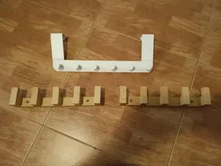 Percheros Ikea Blanco y Madera