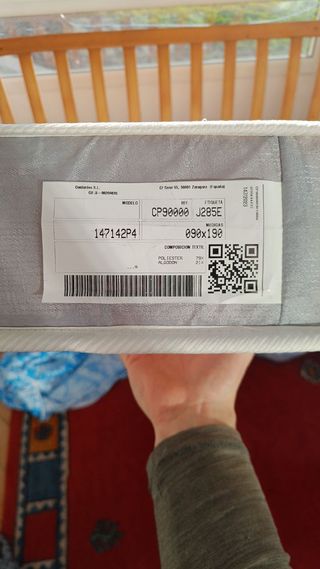 Colchón Confordes 90cm