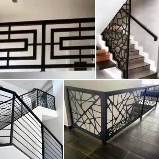 Barandillas de diseño modernas