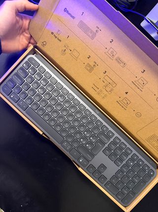 Teclado Logitech MX Keys Negro/Gris