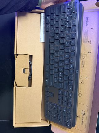 Teclado Logitech MX Keys Negro/Gris