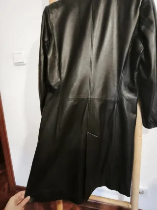 Abrigo de piel ovino 100% natural Windsor negro