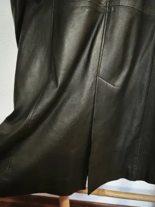 Abrigo de piel ovino 100% natural Windsor negro