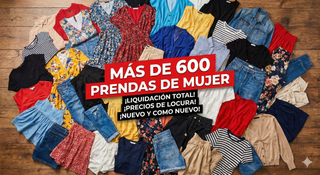 Lote Ropa Mujer 600+ Prendas