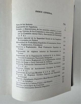 Manual de derecho deportivo "futbol"