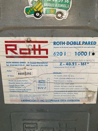 Caldera Lamborghini y depósito