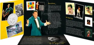 Moneda Conmemorativa Freddie Mercury