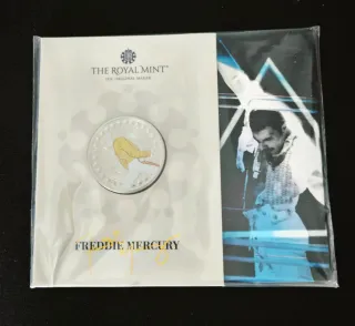 Moneda Conmemorativa Freddie Mercury