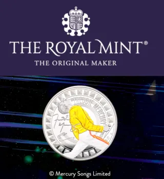 Moneda Conmemorativa Freddie Mercury