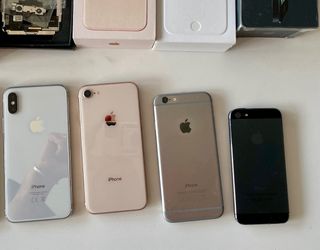 Lote 4 iPhones para piezas