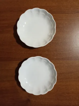 Kayser Germany Piattini in Porcellana Bianca