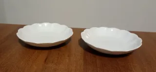 Kayser Germany Piattini in Porcellana Bianca