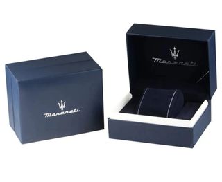 Reloj Maserati Cronógrafo Negro y Plateado