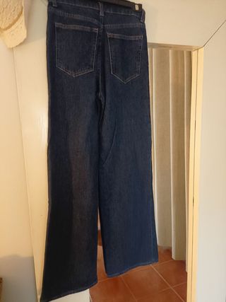 Pantalón H&M vaquero ancho talla 34