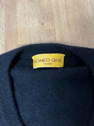 Maglione Romeo Gigli cashmere nero