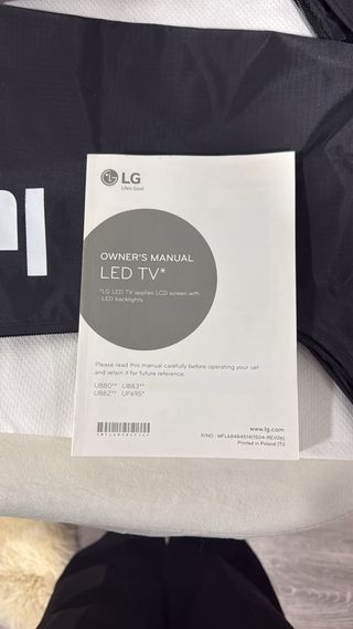 TV LG 49 Negro y Plata Smart TV