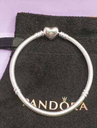 Pulsera Pandora Corazón Plata