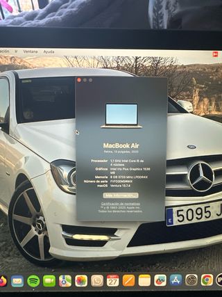 MacBook Air 13 2020 - 80 ciclos de carga