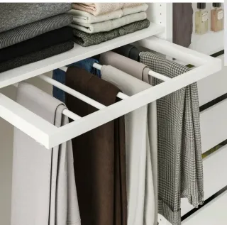 Porta pantaloni estraibile IKEA Pax bianco
